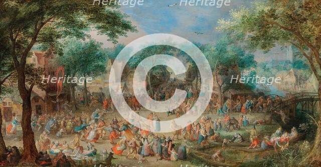 Village Feast of Saint George. Creator: Vinckboons, David (1576-1629).