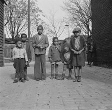 Neighborhood children, Washington (southwest section), D.C., 1942. Creator: Gordon Parks.