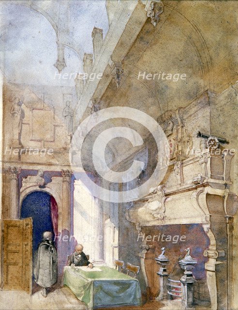 'Salle-a-Manger, Charterhouse', London, 1913. Artist: Alfred-Charles Conrade