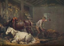 'Horses in a Stable', 1791. Artist: George Morland.