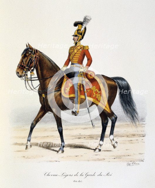 Chevau-Légers de la Garde du Roi, 1814-15. Artist: Eugene Titeux