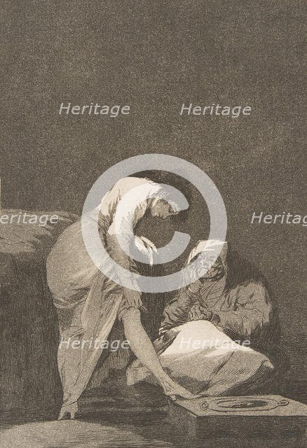 Plate 17 from 'Los Caprichos': It is nicely stretched (Bien tirada está.), 1797-98. Creator: Francisco Goya.