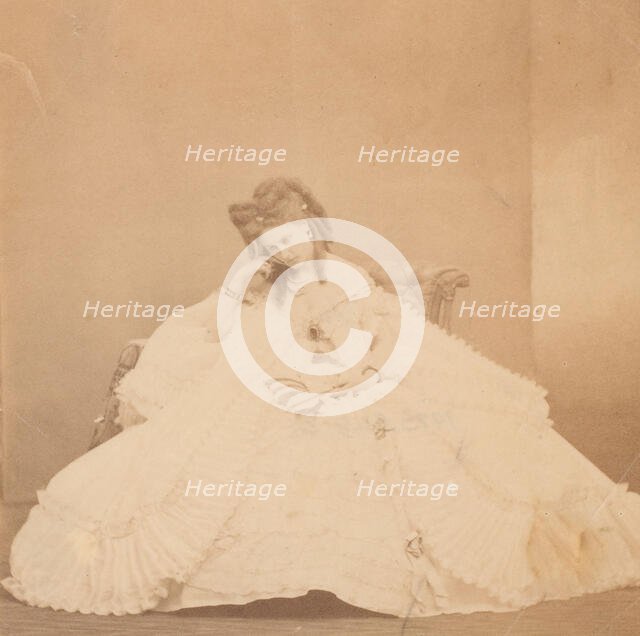 Le peignoir plisié, 1860s. Creator: Pierre-Louis Pierson.