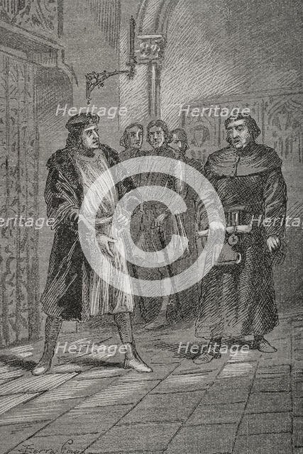 General Courts of the Crown of Aragon in Teruel, 1427, (1890).  Creator: Joan Serra y Pausas.