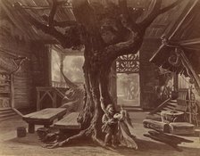 Set design for opera Die Walküre by Richard Wagner, ca 1878.