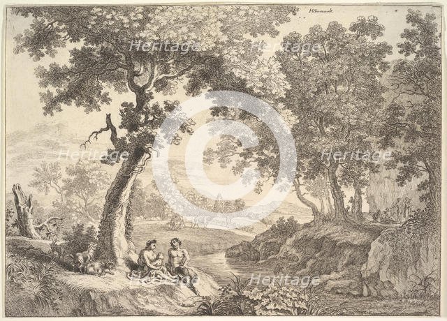 Satyrs in a Landscape. Creator: Unknown.