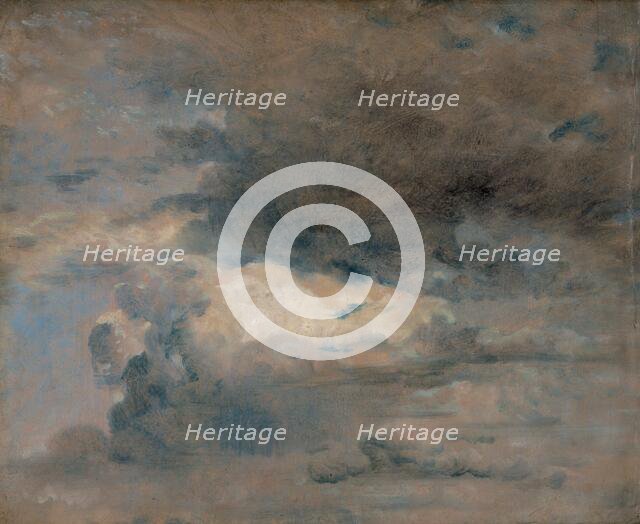 Study of Clouds - Evening, August 31st, 1822.  Creator: John Constable.
