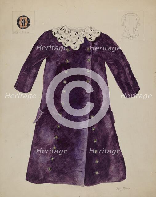 Child's Coat, c. 1937. Creator: Mary E Humes.