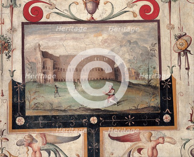 View of the Colosseum, 1544. Artist: Anonymous  