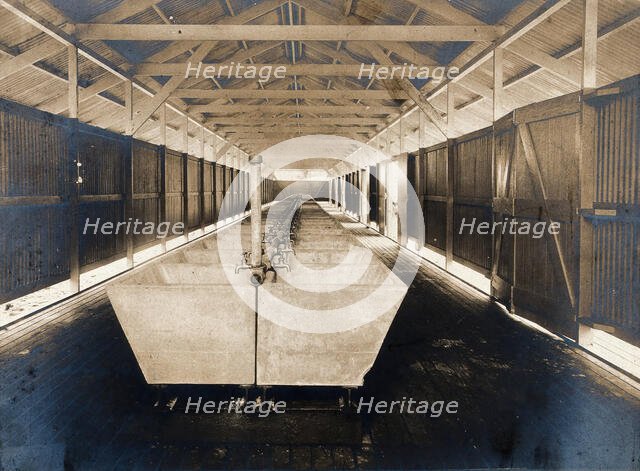 Colón, Panama: interior of the municipal wash house, 1910. Creator: Unknown.