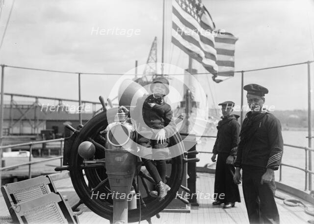 Frank A. Daniels, Target Practice, 1913. Creator: Harris & Ewing.