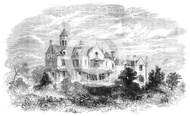 Ashburton House, Stoke's Bay, Gosport, purchased by government for a college for naval cadets, 1862. Creator: Unknown.