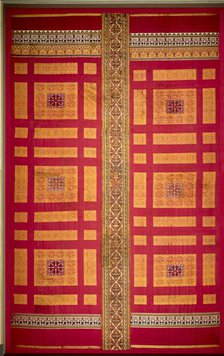 Alhambra Palace Silk Curtain, mid 1300s. Creator: Unknown.