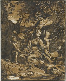 Rest on the Flight into Egypt, after 1570. Creator: Unknown.