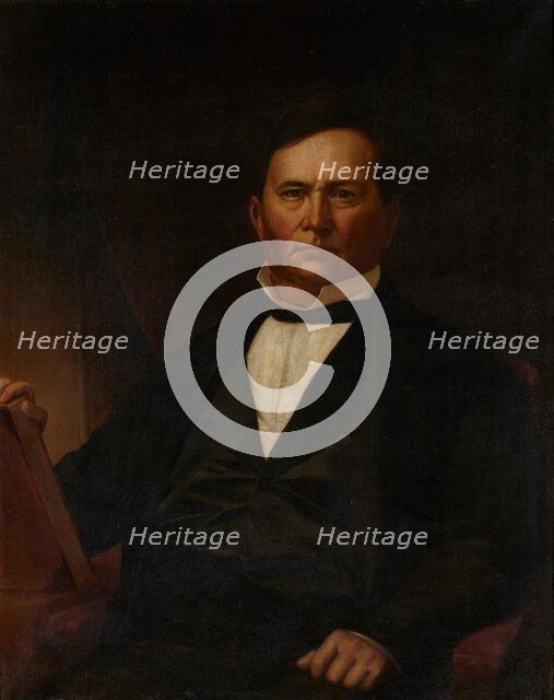 Portrait of Governor David Wallace, about 1840. Creator: Jacob Cox.