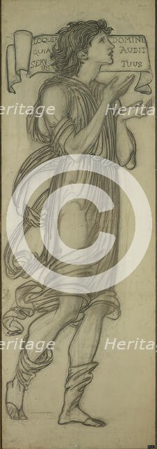 Samuel (Cartoon for Lady Chapel east window), March 1872. Creator: Sir Edward Coley Burne-Jones.