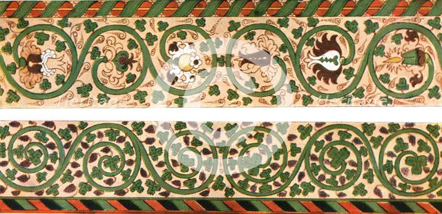 Decoration in Kumla Church, Sweden, (1928). Creator: Unknown.