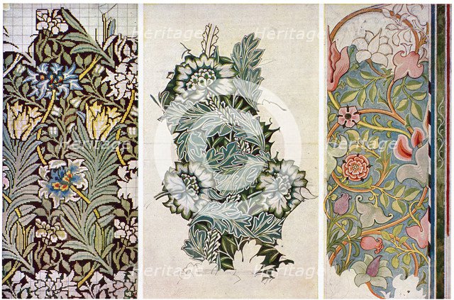 Working drawings by William Morris (1834-1896), 1934.Artist: William Morris