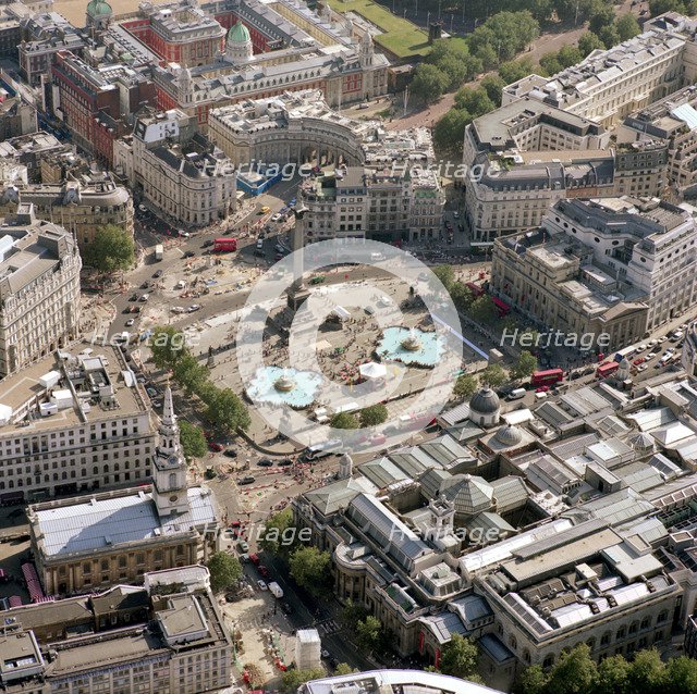 Trafalgar Square, Westminster, London, 2002.  Artist: EH/RCHME staff photographer