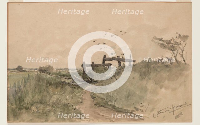 In the Downs, possibly 1855. Creator: Carel Nicolaas Storm.