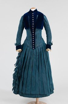 Dress, American, ca. 1885. Creator: Unknown.
