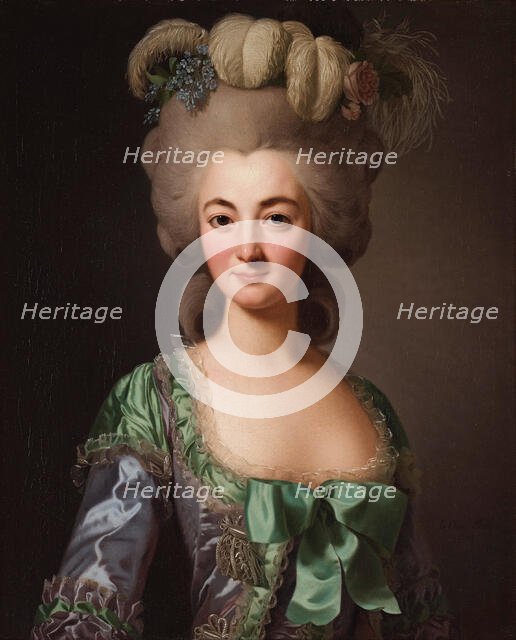 Portrait of Henriette Agathe Rose Foâche (1754-1812), née de Mondion, 1780. Creator: Roslin, Alexander (1718-1793).