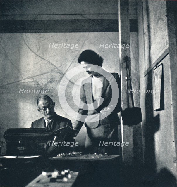 'Action here', 1941. Artist: Cecil Beaton.