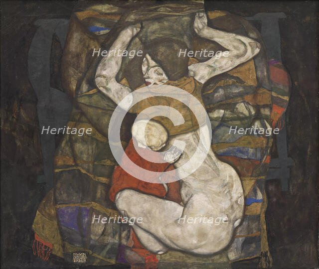 Young mother, 1914. Creator: Schiele, Egon (1890-1918).