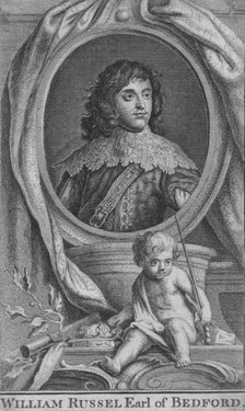 'William Russel Earl of Bedford', c1742. Artist: Jacobus Houbraken.