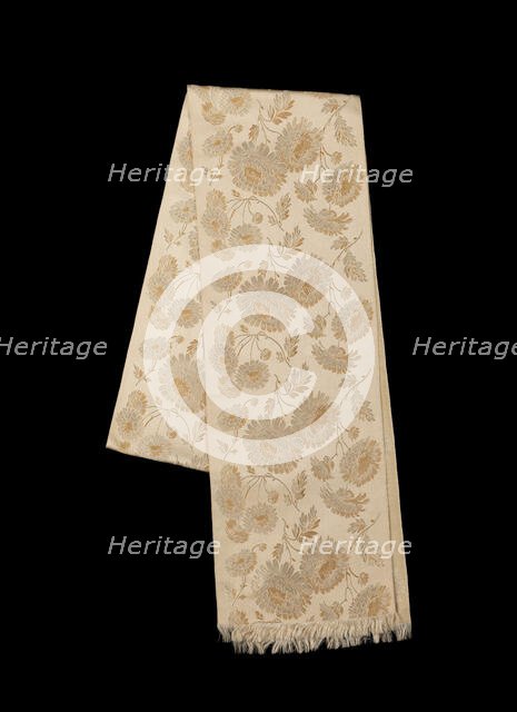 Wedding sash, American, 1883. Creator: Unknown.
