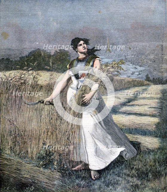 Allegory of France, 1891. Artist: Henri Meyer