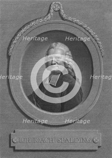 'IOH. IOACH. SPALDING', 1778.  Artist: Johann Friedrich Bause.