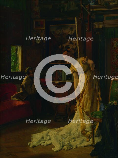 The studio, 1869. Creator: Stevens, Alfred (1823-1906).