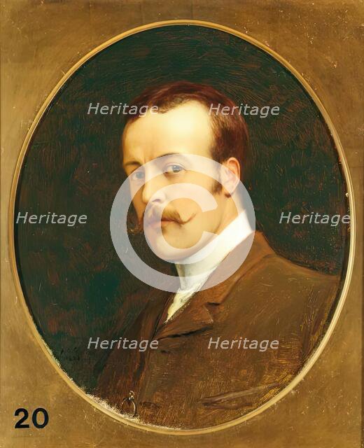 Andrew Carrick Gow, Self Portrait, 1883. Creator: Andrew Carrick Gow.