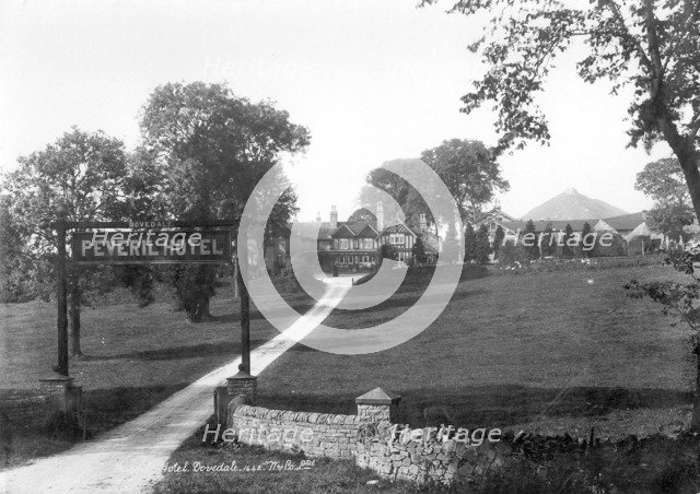 Peveril Hotel, Dove Dale, Ilam, Staffordshire, 1890-1910. Artist: Unknown