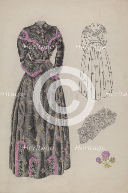 Visiting Costume, c. 1937. Creator: Joseph L. Boyd.