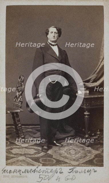 Portrait of Ballet dancer Nikolai Osipovich Goltz (1800-1880).