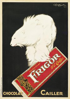 Cailler Frigor Chocolate, 1929.