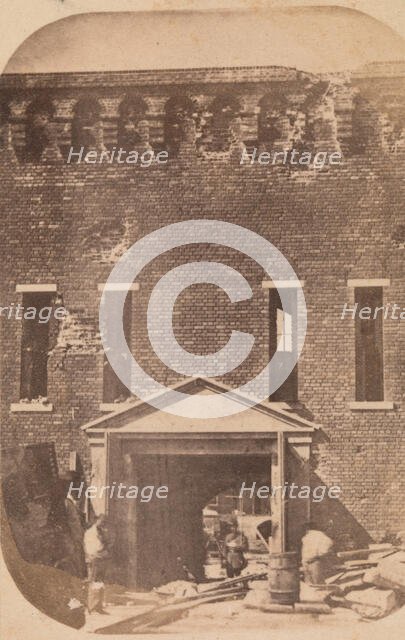 The Evacuation of Fort Sumter, April 1861. Creator: Edward Anthony.
