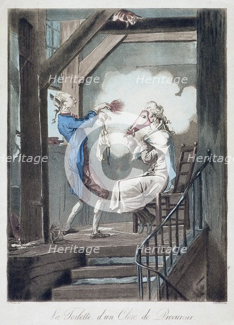 'The Toilet of an Attorney's Clerk', c1778-1832. Artist: Philibert Louis Debucourt