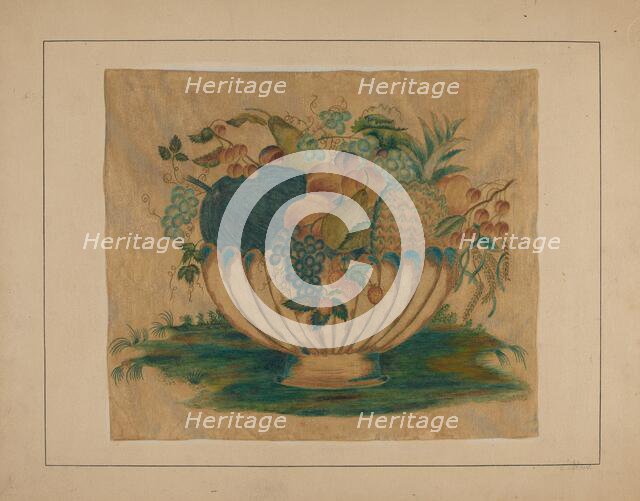 Painting on Velvet, c. 1936. Creator: Carol Larson.