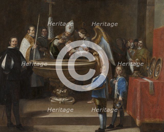 The Baptism of Saint Francis, ca 1664.