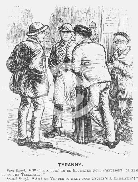 'Tyranny', 1870. Artist: Charles Samuel Keene