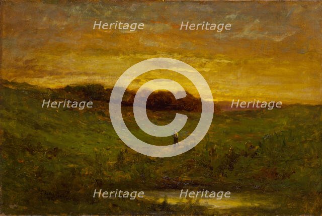 Sunset, 1883. Creator: Edward Mitchell Bannister.
