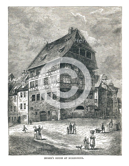'Albert Durer's House, Nuremberg, Germany', 1893. Artist: Unknown.