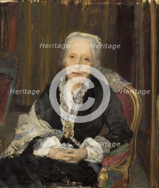 Portrait de Juliette Drouet, 1883. Creator: Jules Bastien-Lepage.