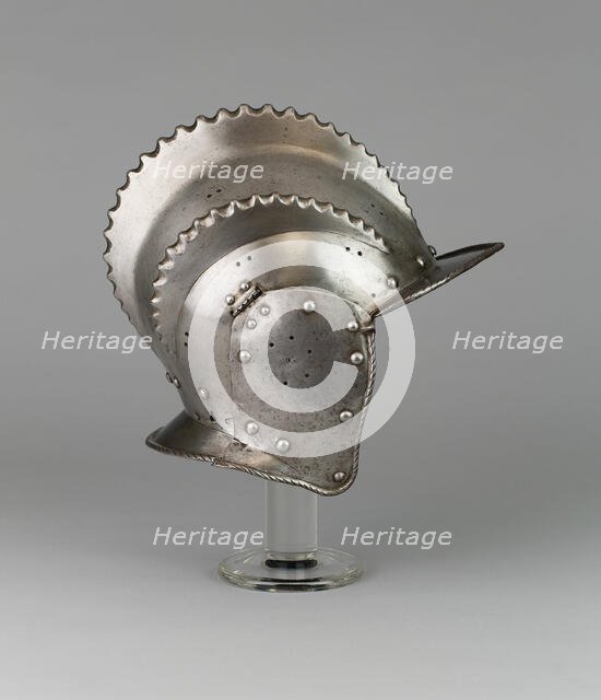 Triple-Combed Burgonet, Augsburg, 1540/50. Creator: Unknown.