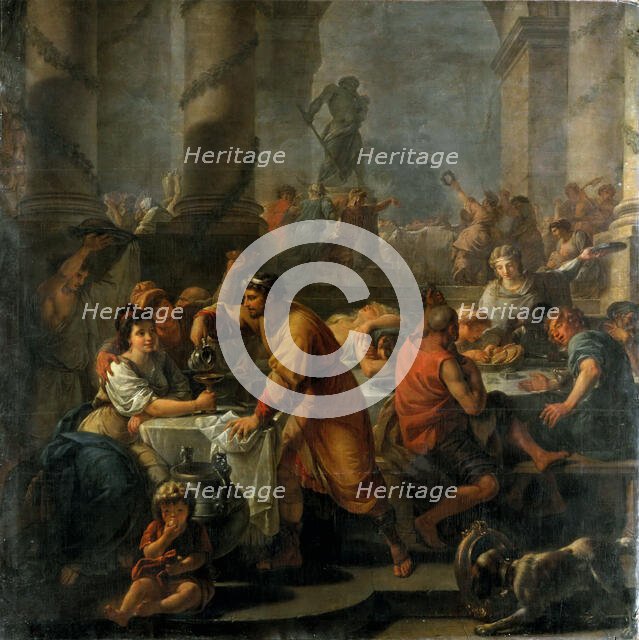 Winter or The Saturnalia, 1783. Creator: Callet, Antoine-François  .