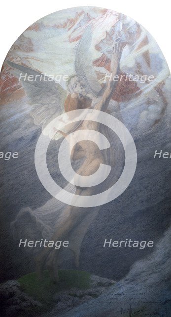 'Inspiration', 1902. Artist: Carlos Schwabe