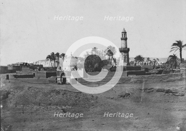 'Haute Egypte: Mosquee Et Tombeau De Mourad Bey', c1850. Artist: Maxime du Camp.